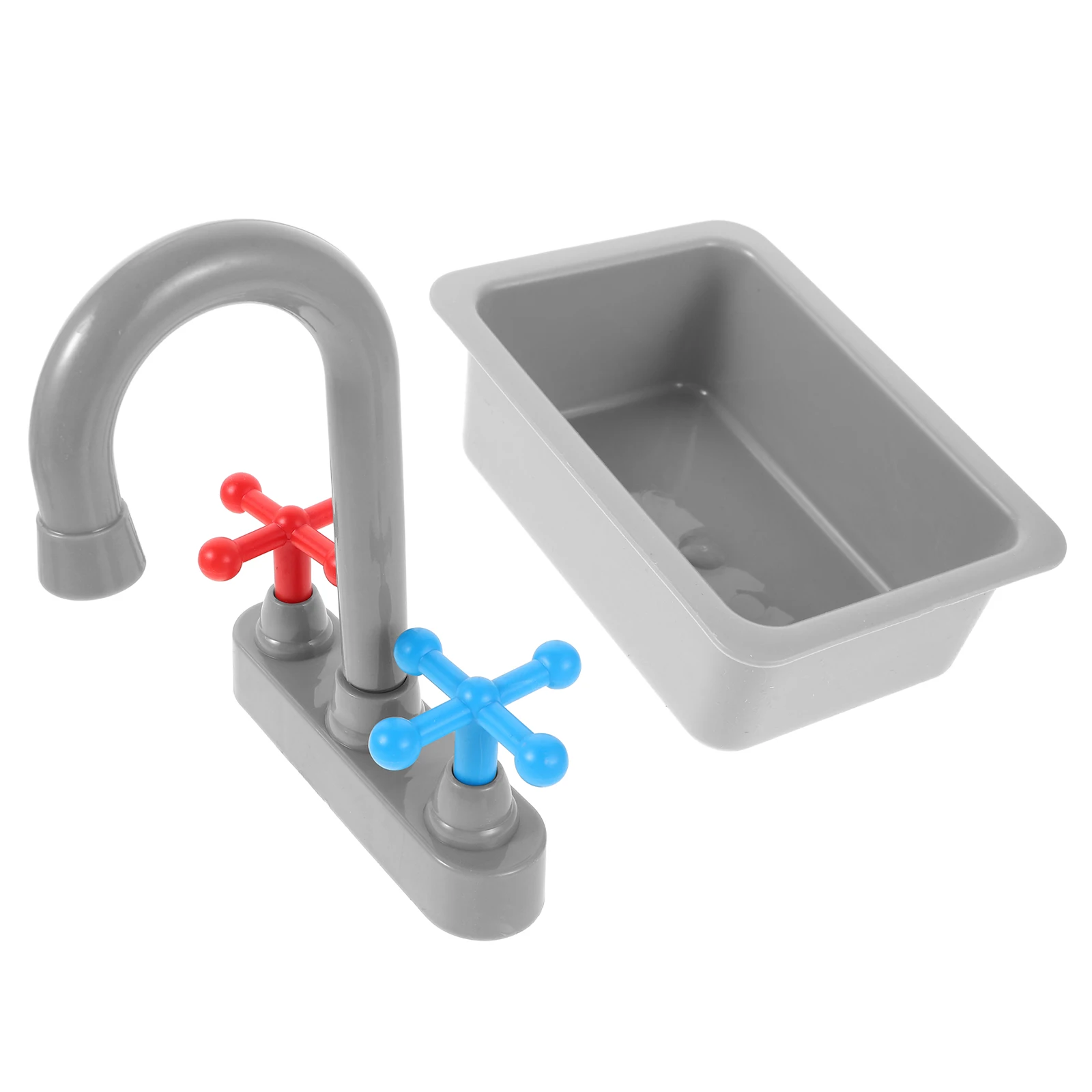 1 Set Rubinetto per lavabo da cucina per bambini Gioco di finzione realistico Set di giochi di ruolo per lavastoviglie Piccolo lavaggio educativo leggero