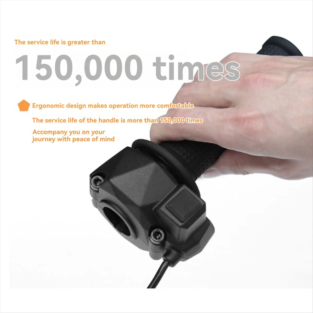 ABYB Electric Bike Throttle Grip Set for SurRon S/X Electric Off-Road Motorcycle Twist Throttle Accelerator Handle Grips