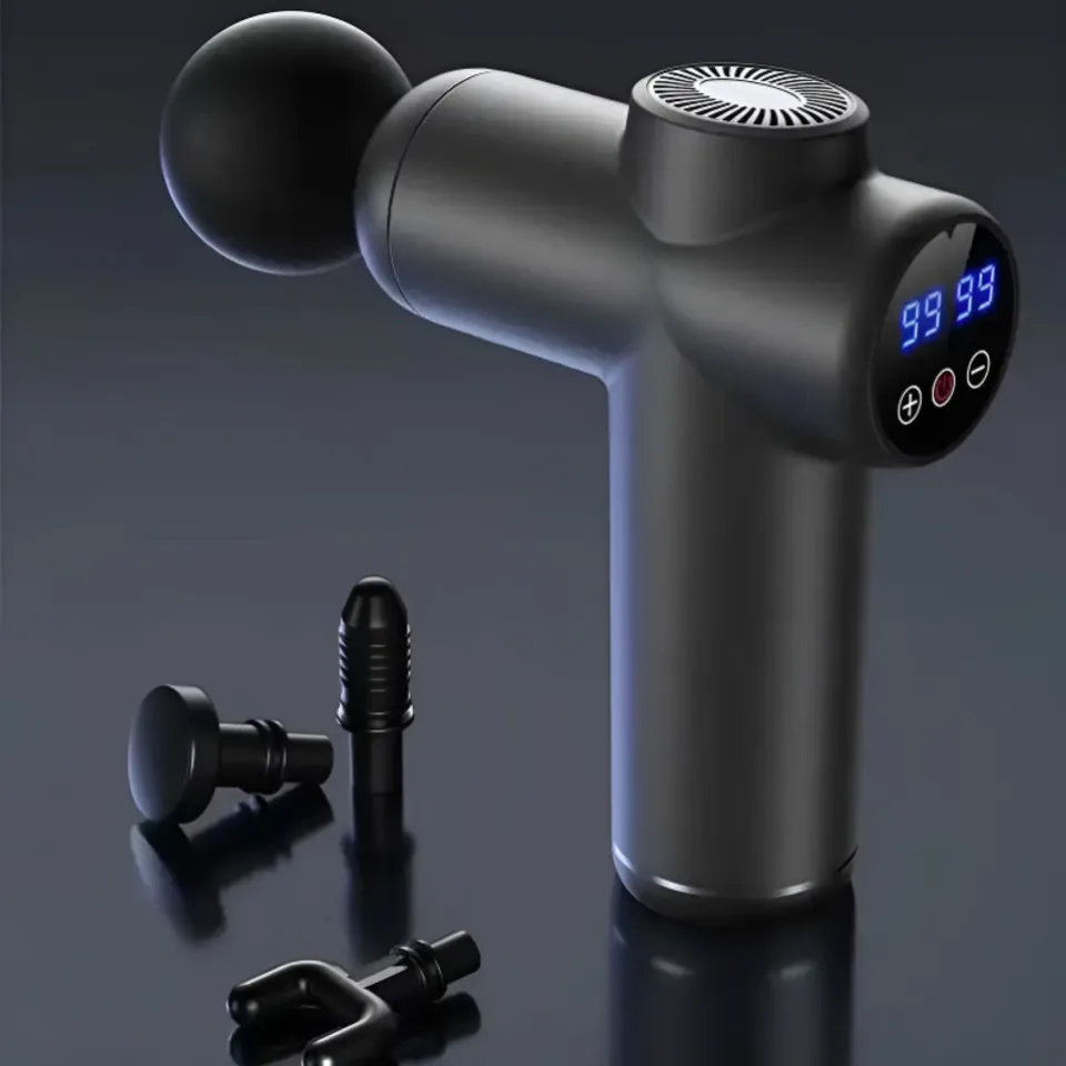 

99 Level Massage Gun Fascia Deep Muscle Electric Back Massagers For Home Gym With 8 Attachments For Back Leg Muscle Relaxing