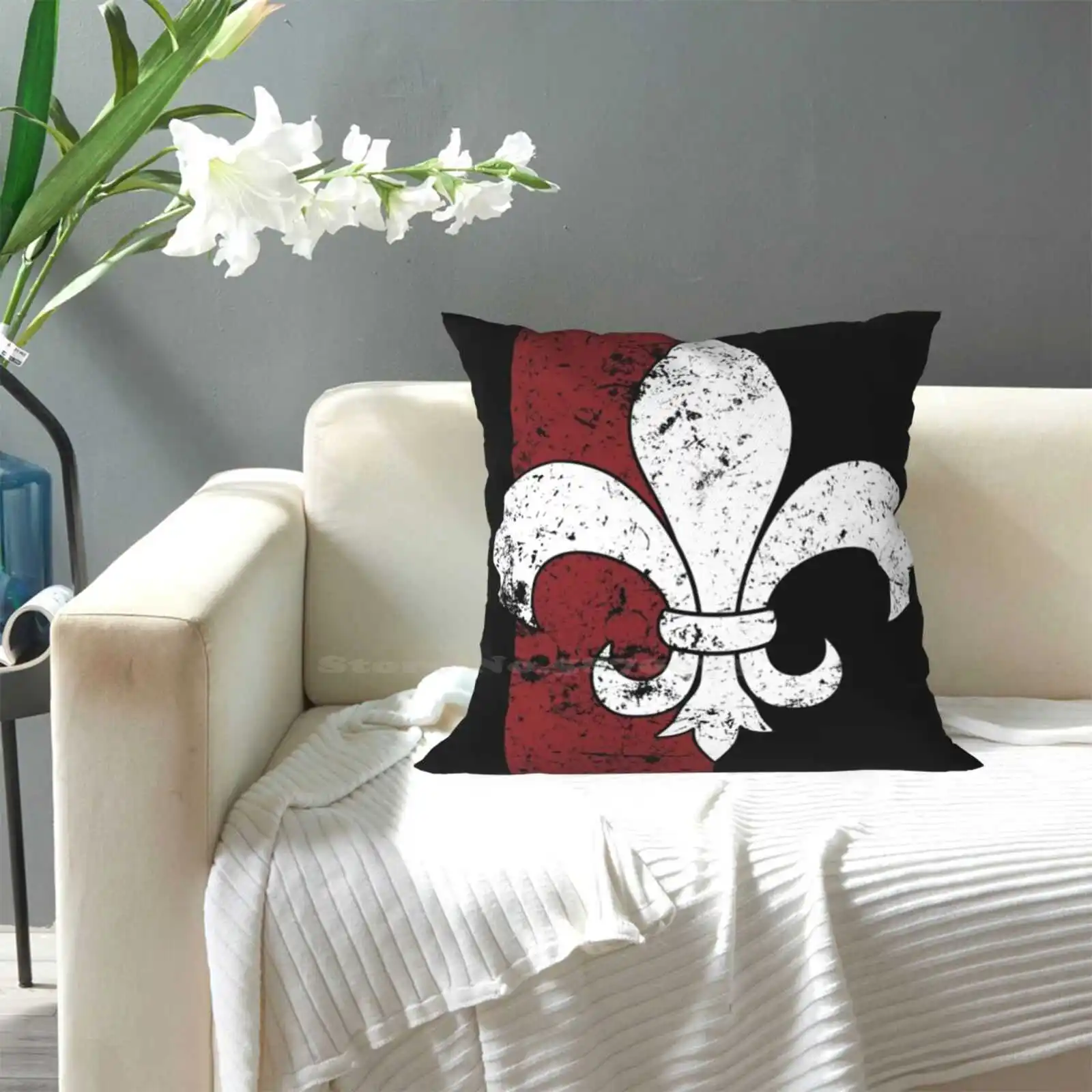 غطاء وسادة من فلور دي ليز لتزيين غرفة النوم 40 000 40000 فوض الإمبراطوري الشيخوخي ألعاب الحرب العسكرية أخوات المعركة