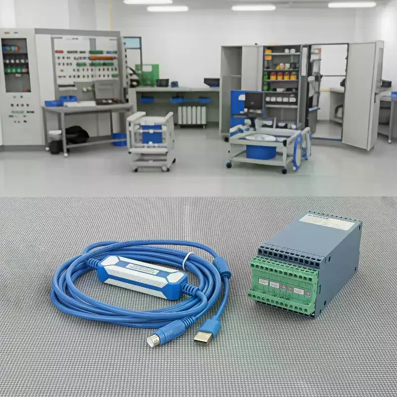 USB To FBS PLC Programming Cable High Compatibility Stable Data Cord for FATEK FBS B1Z Series Factory Maintenance