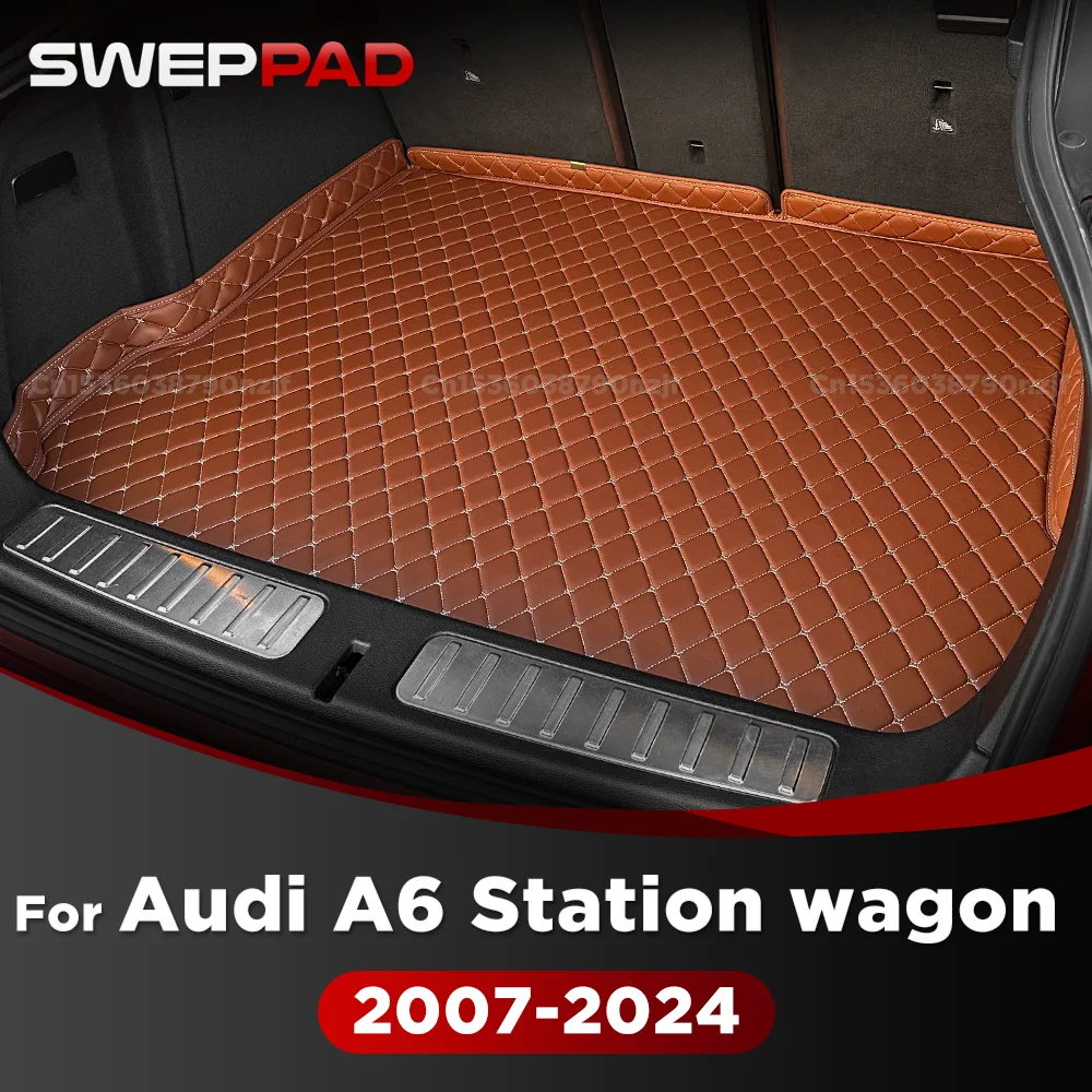 

For Audi A6 Station wagon 2007-2024 23 22 21 20 19 18 17 16 15 14 13 12 11 10 09 08 3D Car Trunk Mat Cargo Liner Accessories