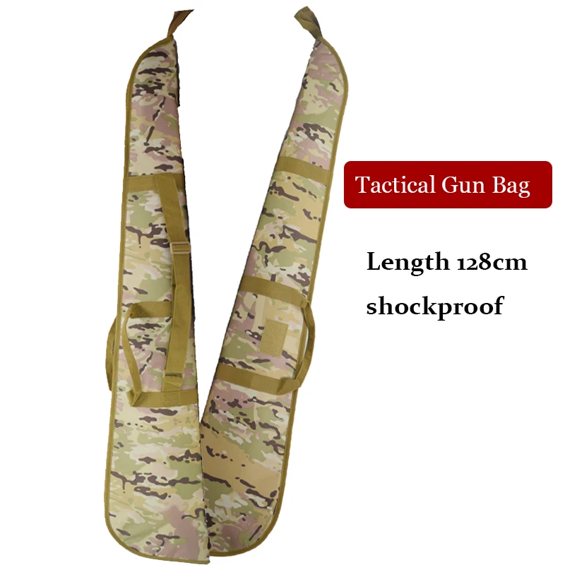 

128cm Tactical Gun Bag Oxford Gun Holster Shotgun Airsoft Rifle Hunting Gun Carry Case With Cushion Pad