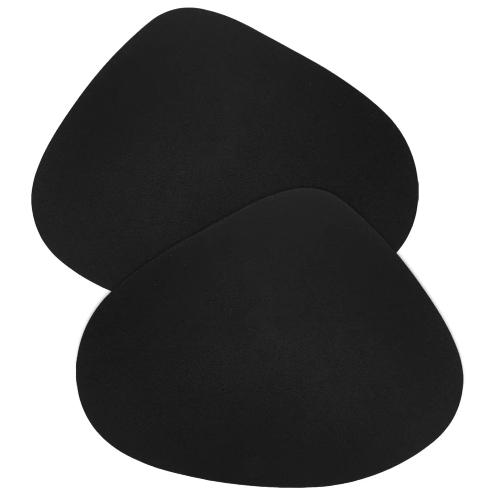 

2 Pcs Black Placemats Oval Shape Anti Slip Table Mats Heat Resistant Dining Table Decor Kitchen Placemats Home
