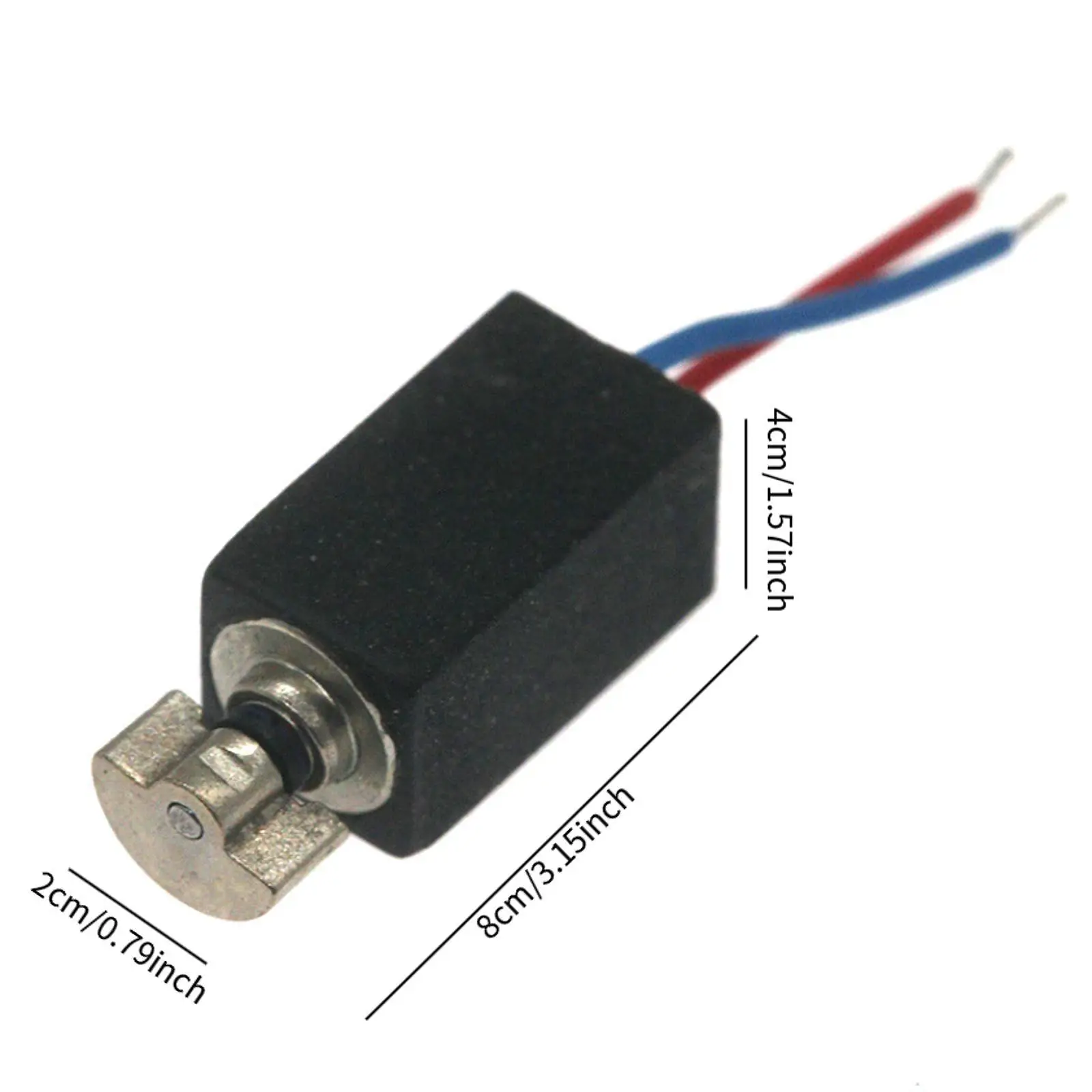5 Stück 0408 Mikro-Vibrationsmotor, Mehrzweck-90 mA, 0,31 x 0,16 x 0,08 Zoll, Mini-Hohlbecher-Kernlosmotor für kleine Elektronikspielzeuge