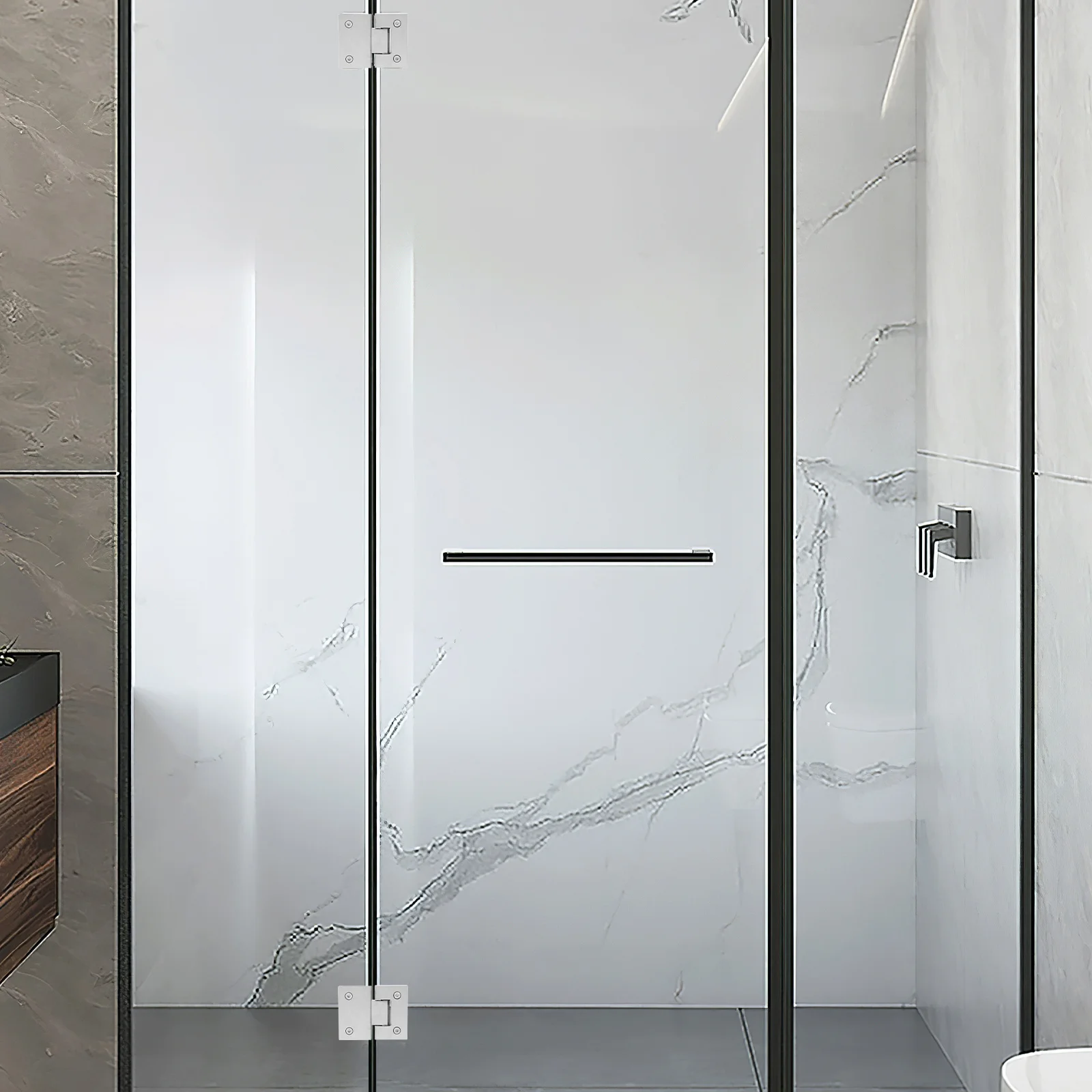 

Bathroom Clamping Page Glass Shower Door Hinge Stainless Steel Hinges Clamps for