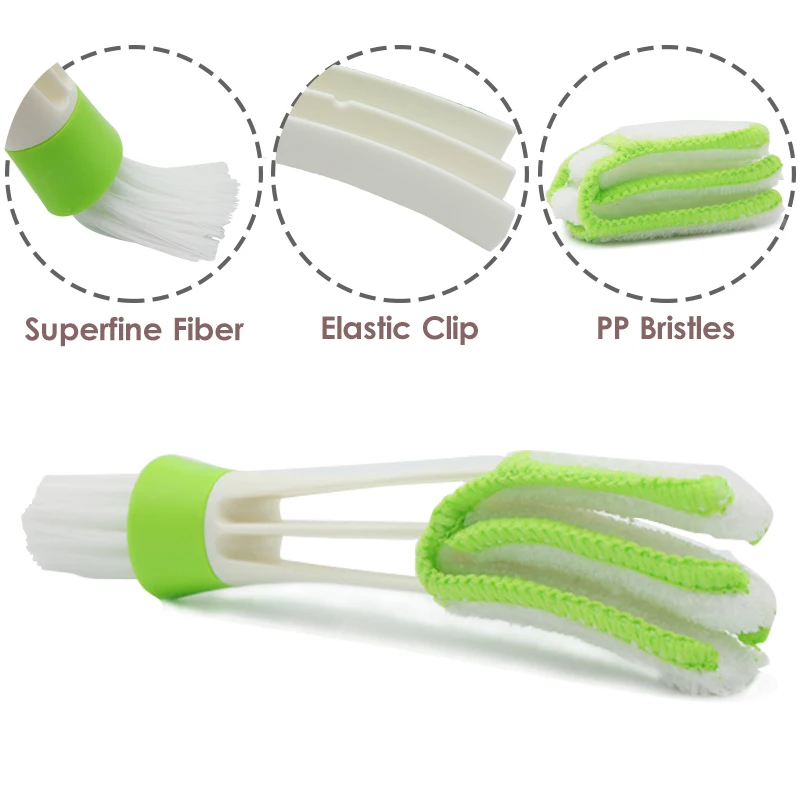 

1PCS Car Cleaning Brush Air-condition Cleaner Blinds Duster For BMW VW Ford Jeep Suzuki Toyota Subaru Honda Auto Cleaning Tools