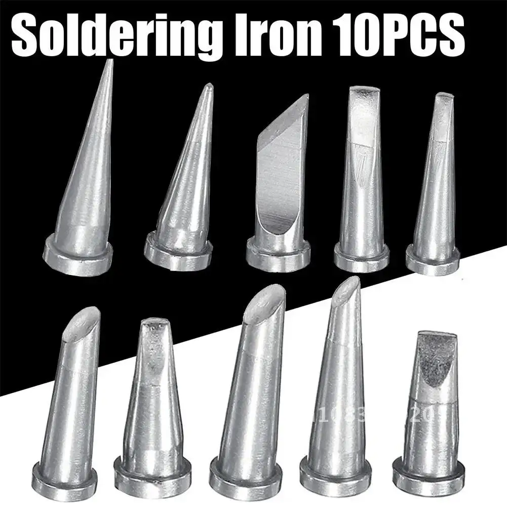 10pcs Soldering Iron Tip For Weller WSD81 WD1000 WSP80 WP80 Tapered LTO LTS Chisel LTA LTB LTC Bevel Type LTBB LTCC LTKN Tips