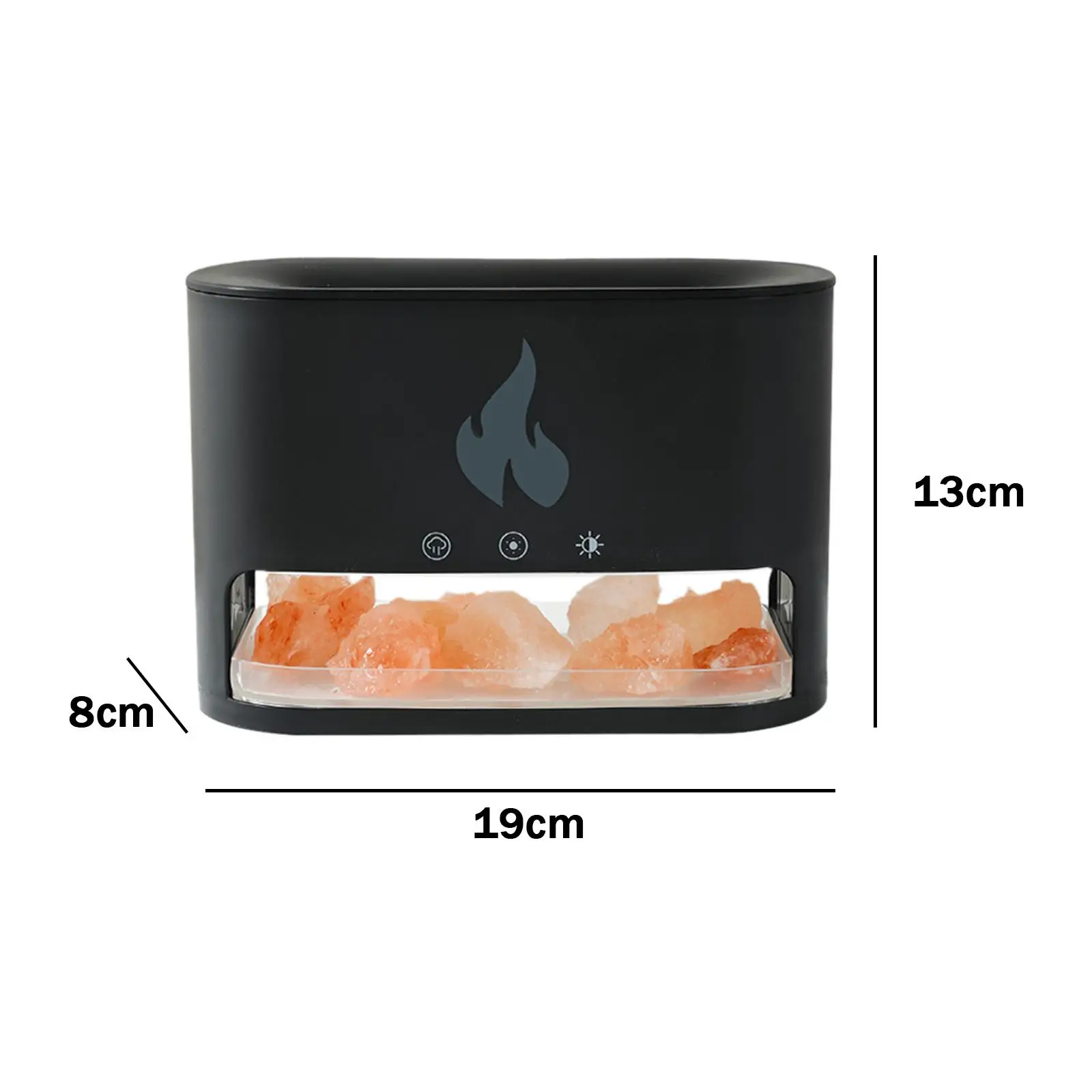 Realistic Night Light Humidifier USB Machine Silent Essential Diffuser Auto Shut