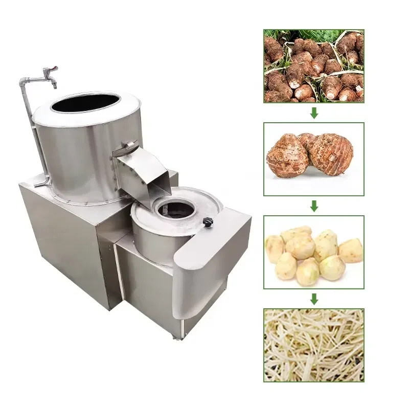 Electric Commercial Industry Potato Chip Wash Peel Cutter Cut Slice Slicer Shred and Peeler Machine Price