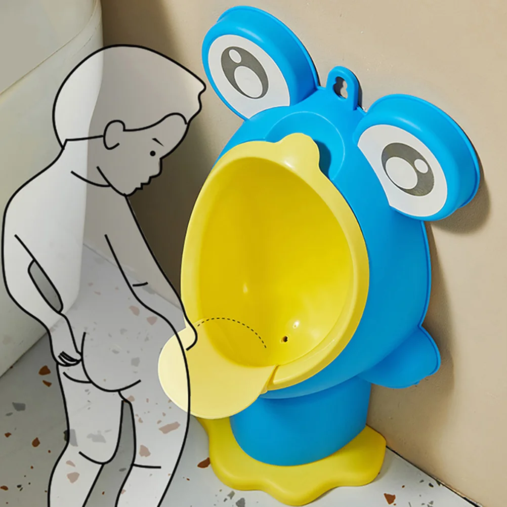 

Standing Urination Boy Urinal Potty Portable Kids Pee Trainer Cartoon Frog Smooth Tank Easy Cleaning Rotating Water Wheel Potty