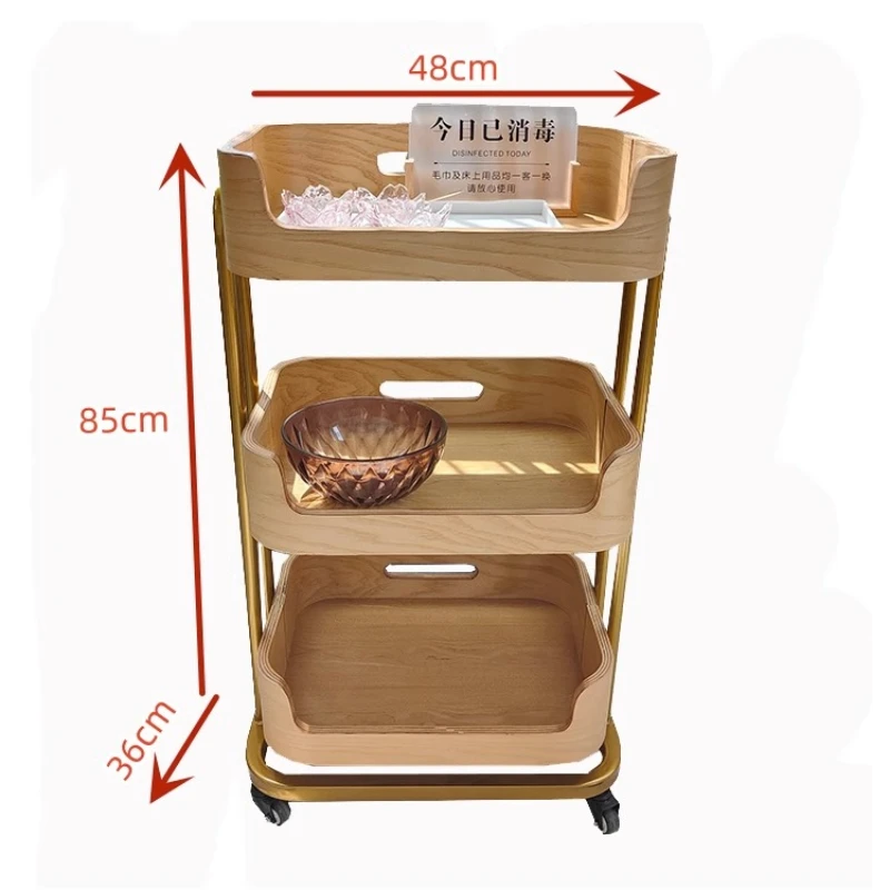 Hairdresser Storage Salon Trolley Spa Pedicure Barber Hair Salon Trolley Hospital Carrello Con Ruote Hairdresser Furniture ZT50