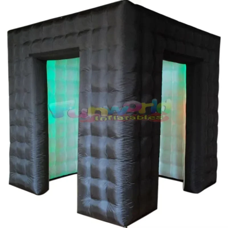 

JWParty Portable Event Party Led Inflatable Photo Booth Tent Enclosure 360 Nightclub