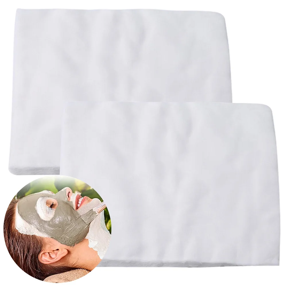 100/200pcs Gauze Mask Professional Precut Gauze Facial Mask High Frequency Facial Masks Skin Paper Sheet DIY For Beauty Salons