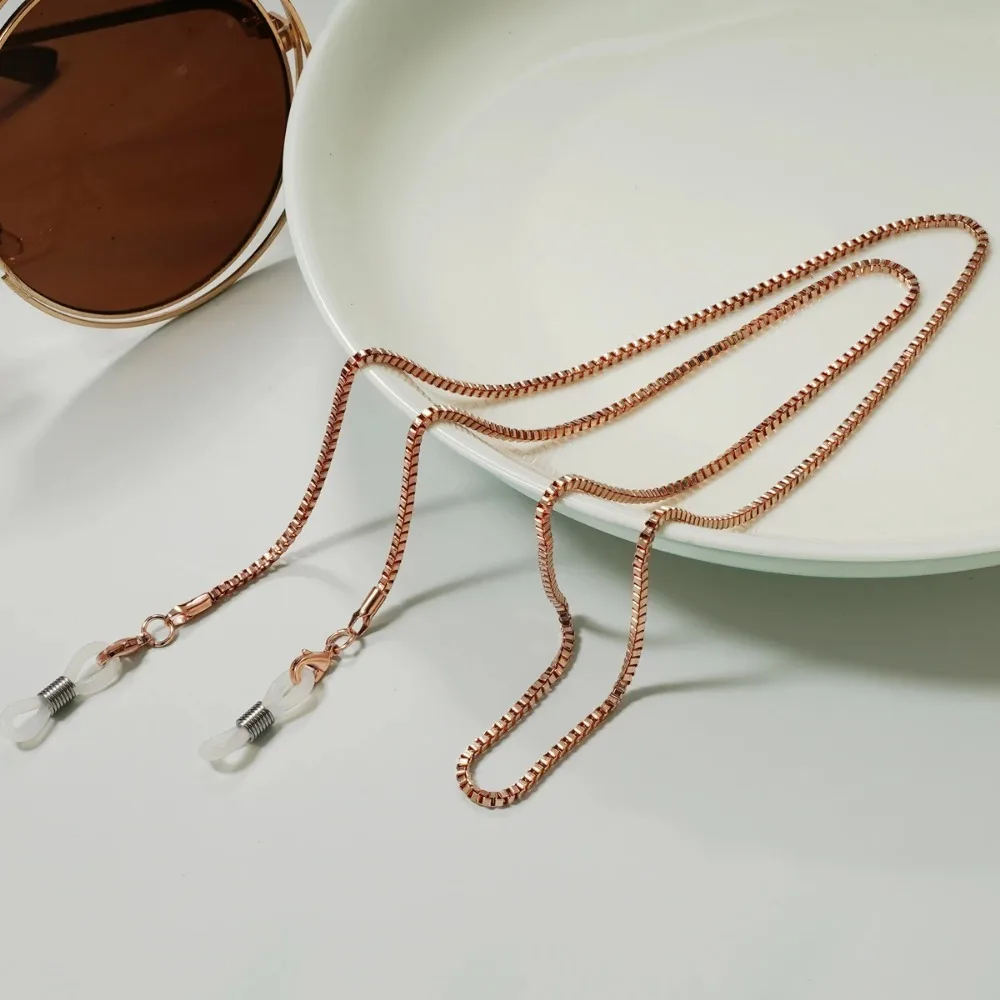 Metal eyeglasses sunglasses cord holder 2 different colors image 2