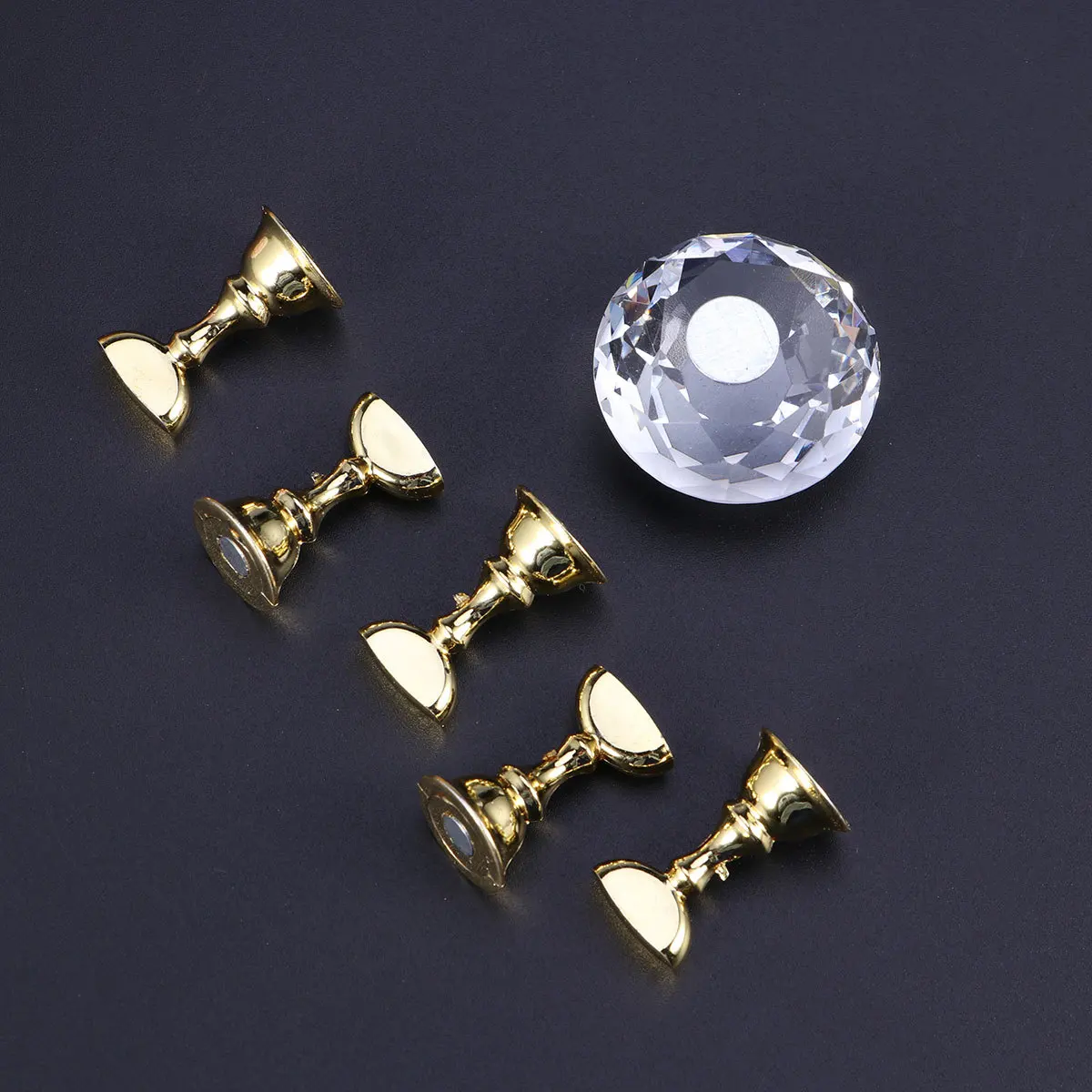 

Gems for Nails Finger Art Shelf Design Base Display Stand Fake Organizer Decoration