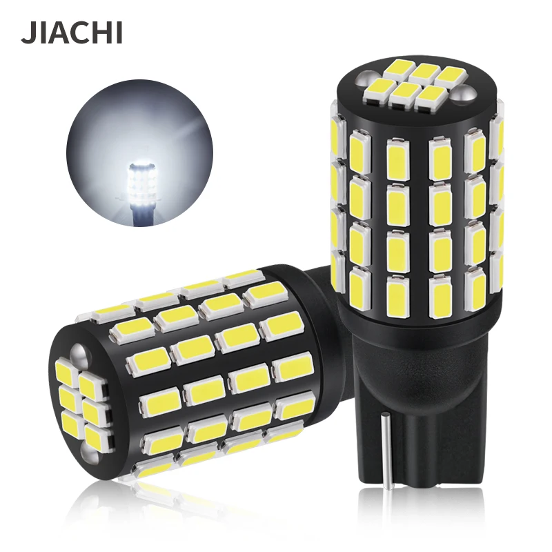 Jiachi 2PCS High Power W5W T10 194 168 LED Canbus Car Lamp Extreme Bright 54SMD 3014Chip Bulb Parking Backup Reverse Width Light