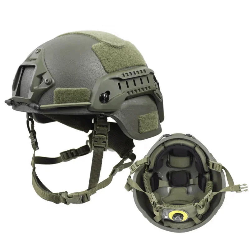 UHMWPE High Cut Ballistic Helmet MICH2000 With Wendy 2 Generation Suspension System NIJ Class IIIA Bulletproof Tactical Helmet