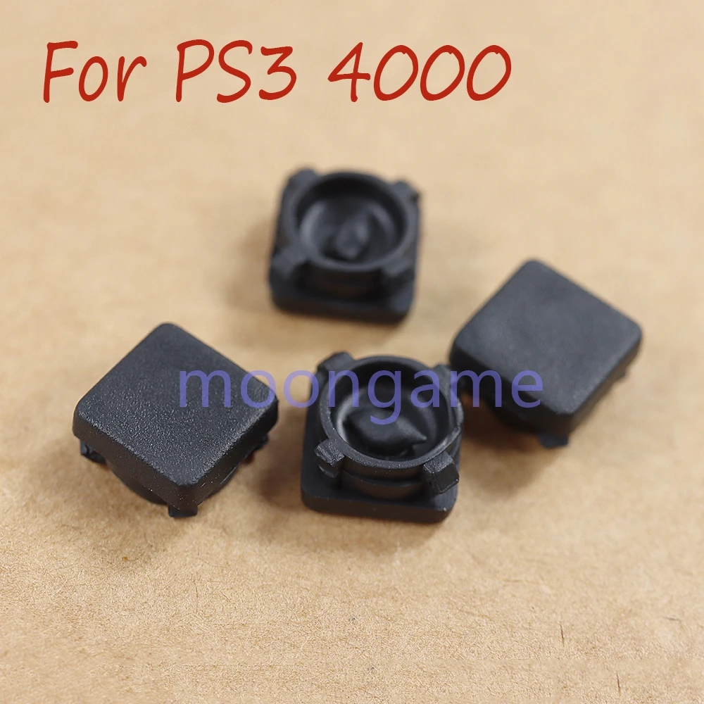 50sets For PS3 4000 Rubber Boot Pad Feet For Sony Playstation 3 Controller Plastic Button Screw Hole Cap Set