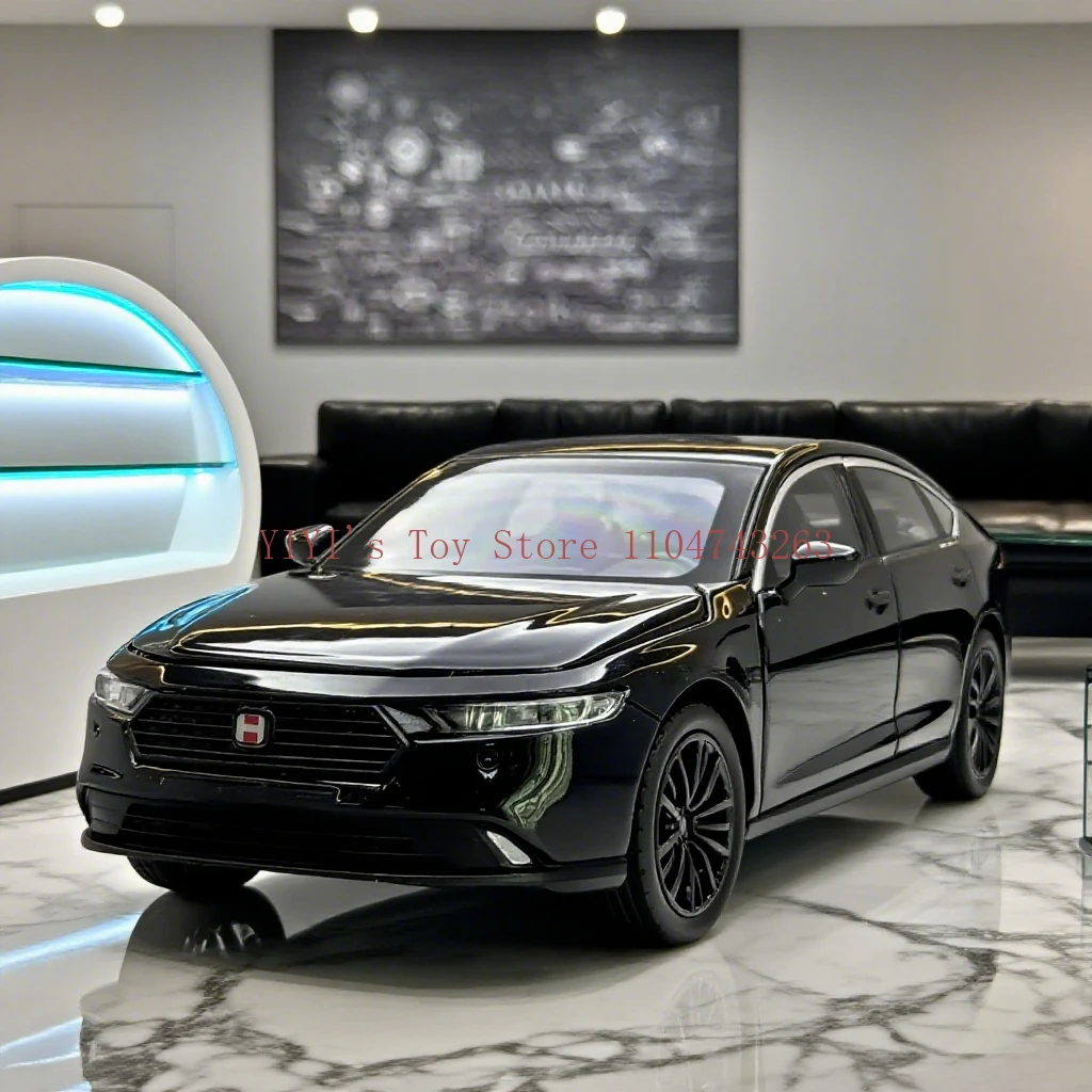 

1: 32 Accord sedan Alloy Models Diecast Metal Vehicles Car Model Sound and Light High Simulation Collection Childrens Toy GiftA2