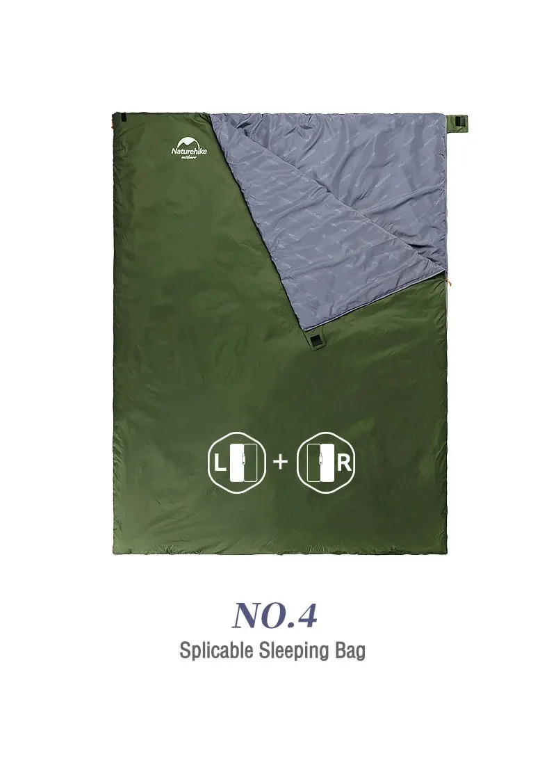 Naturehike LW180 Schlafsack Ultraleicht 3 Jahreszeiten Frühling Sommer Schlafsack für Outdoor Wandern Camping – Detail 4