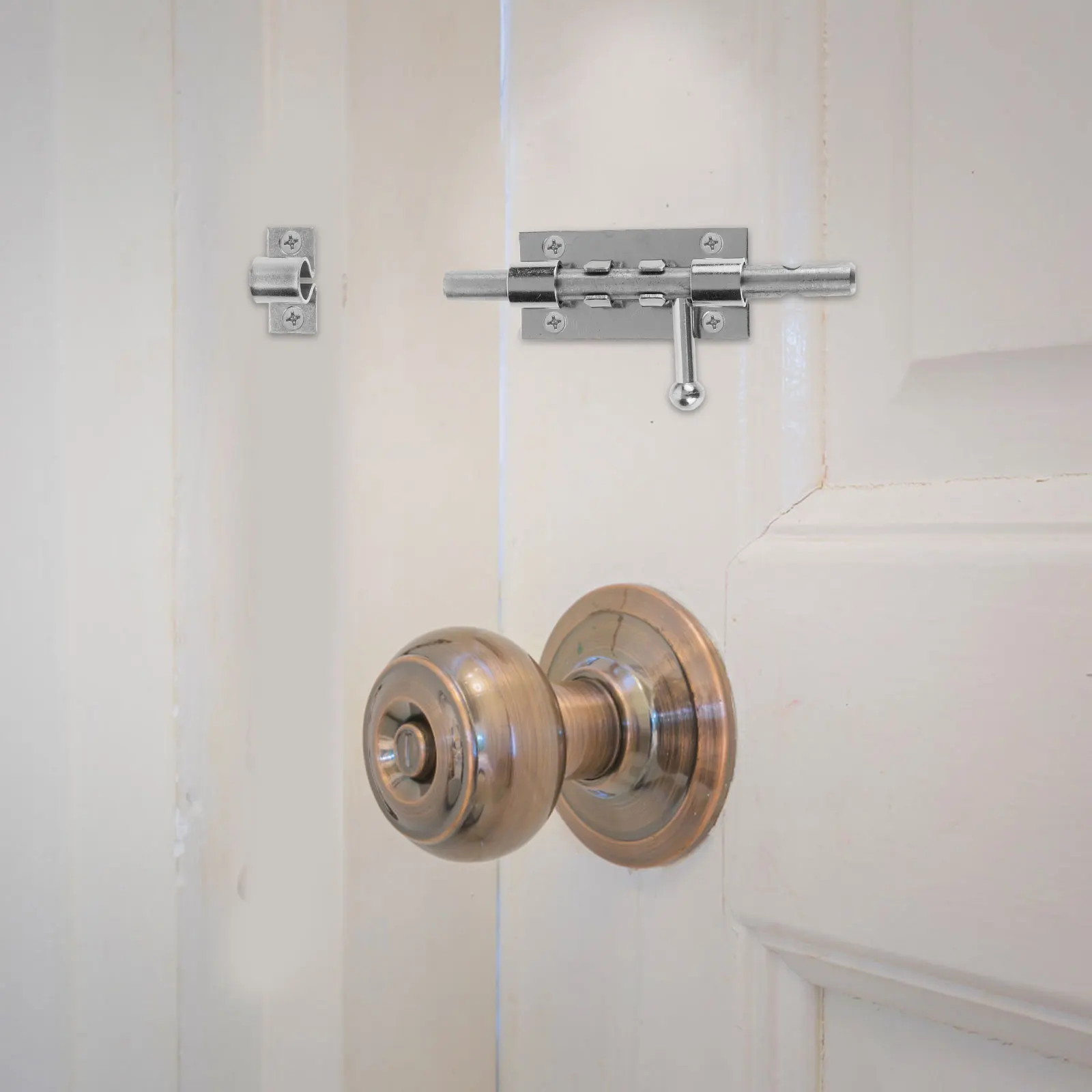 

Slide Door Locks Stainless Steel Latch Deadbolt Pin Easy Install No Drilling Home Security Protection Bathroom Bedroom Kitchen