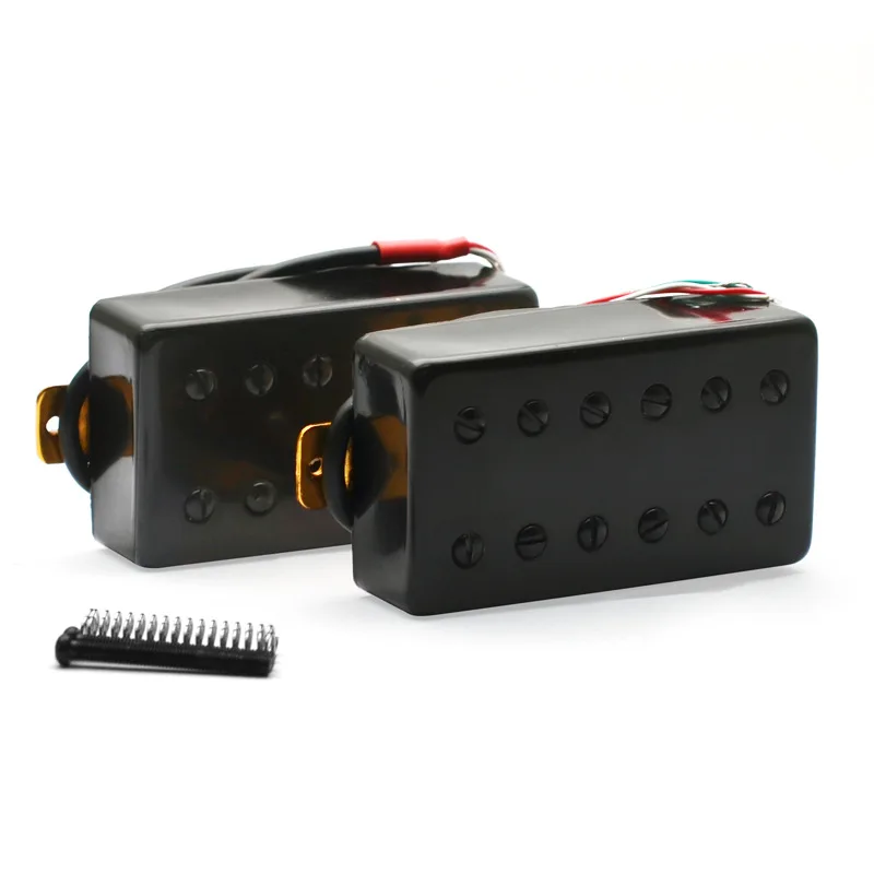 خرطوشة جيتار كهربائي Lp بإطار مزدوج، بدون إطار فضي، خرطوشة جيتار كهربائي بستة أوتار، 52 مم، طول 50 مم