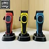 2024 전문 헤어 클리퍼 이발기 커팅 머신, DLC 블레이드 트리머, 충전기 스탠드 포함, 8800RPM 마그네틱 모터, 3 커버, 신제품 2
