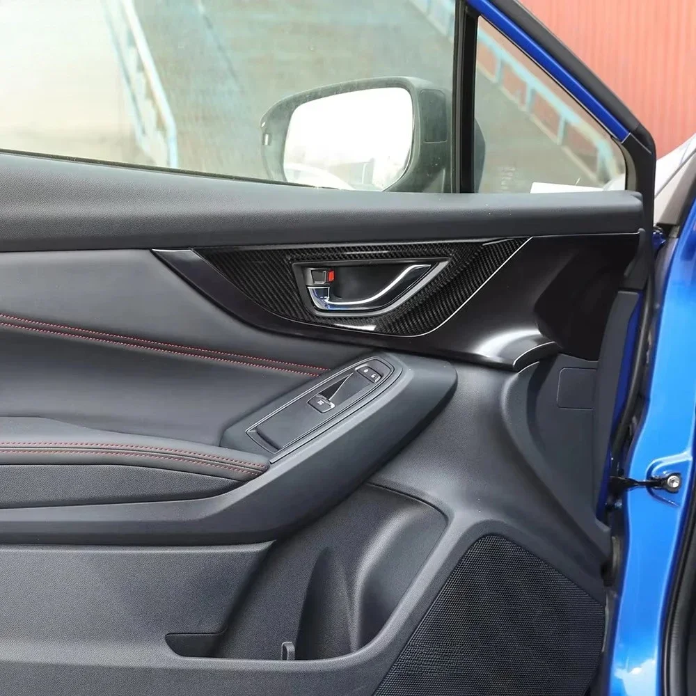 Dry Carbon Fiber Interior Trim Carbon Fiber For Car Door Panel Trim Interior Trim For Subaru WRX 2022-2024