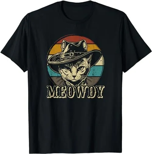 Meowdy Texas Cat Meme Country Music T Shirt SweaT 35990