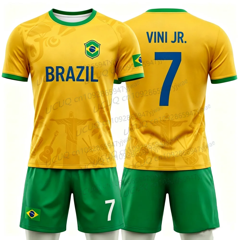2026 Special NO.10 YAMAL Fußballtrikot-Set mit Shorts für Damen, Herren und Kinder, Spanien-Fanshirt und Shorts, 2-teiliges Sommer-Set – Detail 6