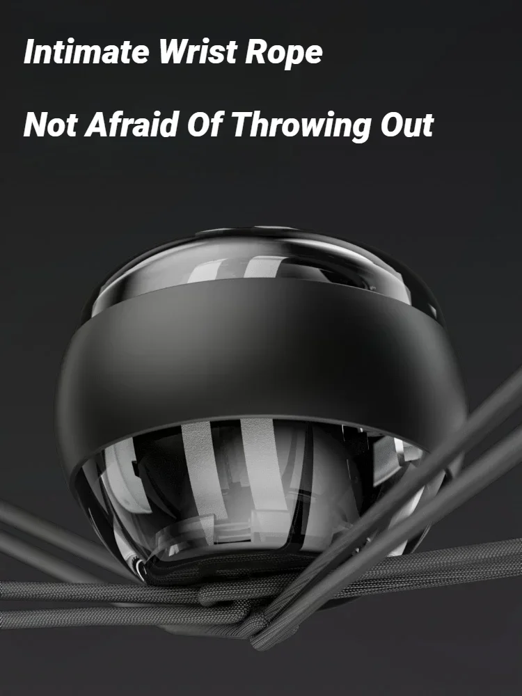 Exerciser Muscle Power Ball Unterarm Fitnessgeräte Gyroskop Power Ball Gyro Handgelenk Booster Trainer Hand Übung Grip Glow