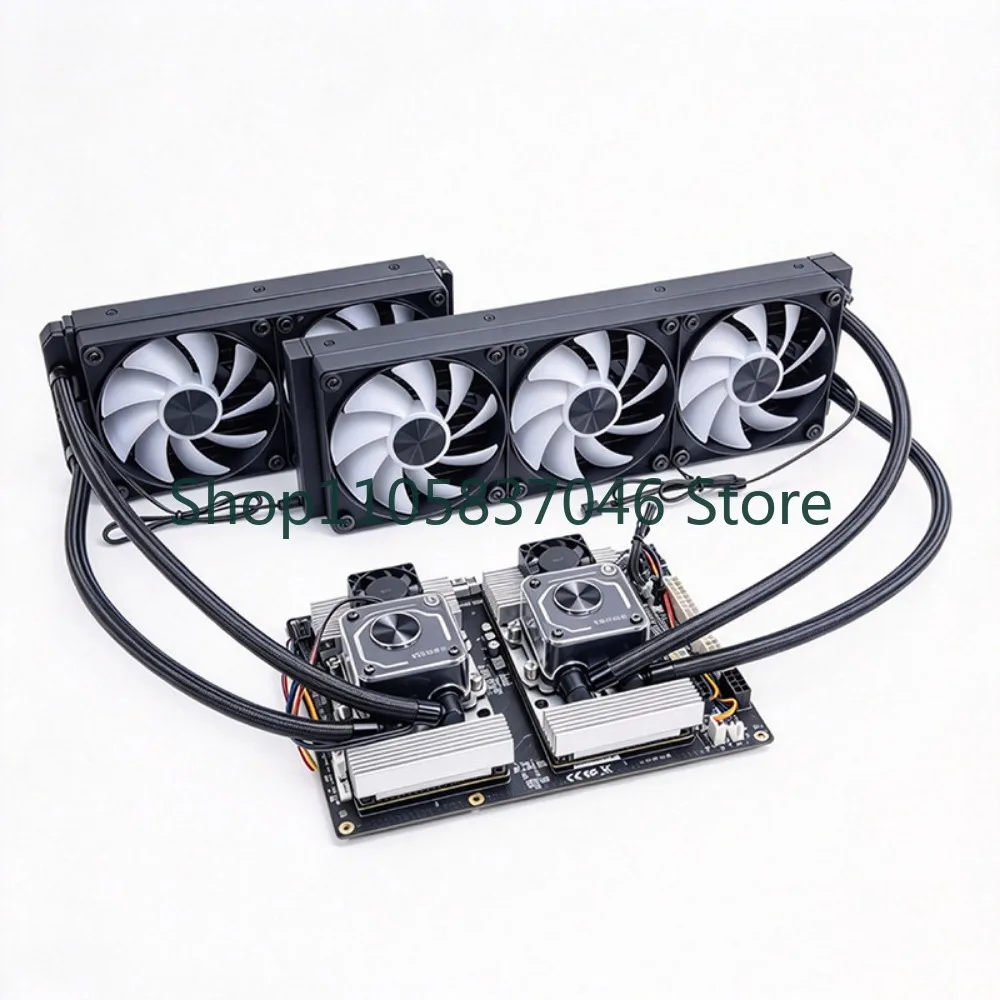 Integrated water-cooled heat dissipation suitable for V100/P100/A100