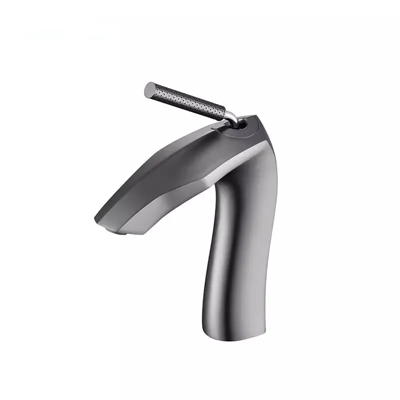 

Bathroom Basin Faucet Sink Mixer Single Lever Cold And Hot Brass Water Mixer Sink Tap White Horse Design Black Tap