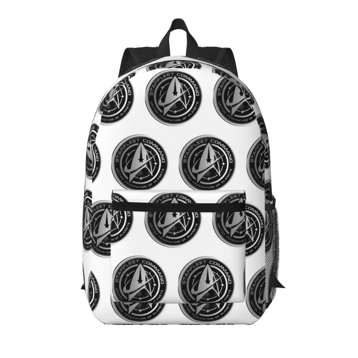 Star Treks Science Fiction TV Series Student Backpack School Bag Hiking Travel Daypack for Boys Girls Bookbag Shoulder Bags