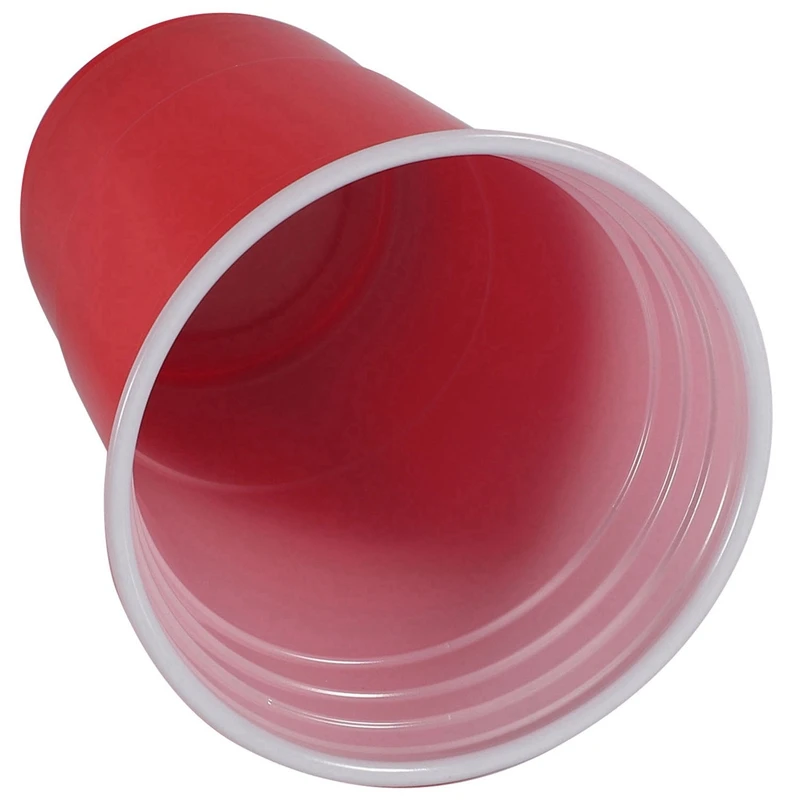 500Pcs 450Ml Red Disposable Plastic Cup Party Cup Bar Restaurant Supplies Household Items For Home Supplies