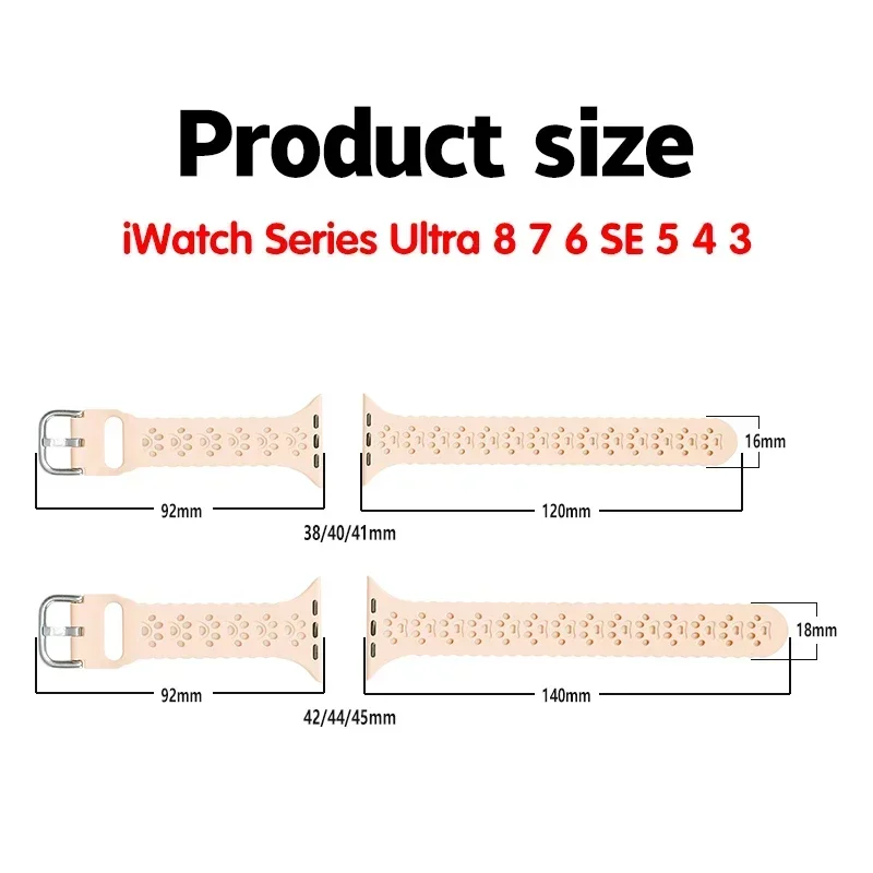 Силиконовый ремешок Dog Paw для Apple Watch Band 49 мм, 46 мм, 45 мм, 44 мм, 41 мм, 40 мм, 38 мм, браслет Correa серии 10 9 8 7 6 5 4 3 SE Ultra2