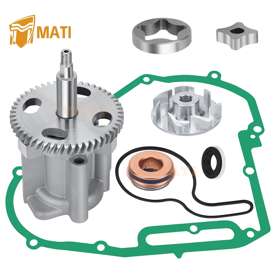 MATI Oil Water Pump Kit for Polairs Sportsman 700/800/MV7 2005-2014 Ranger 700 800 2005-2016 RZR 800 2008-2014 2203012 2202699