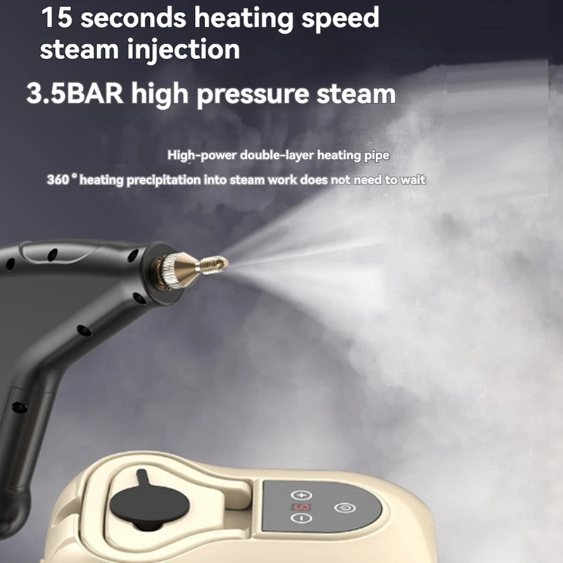 Steam Cleaner High 1500W High Pressure Steamer Temperature Disinfect Pressure Jet Washer Machine US Plug B