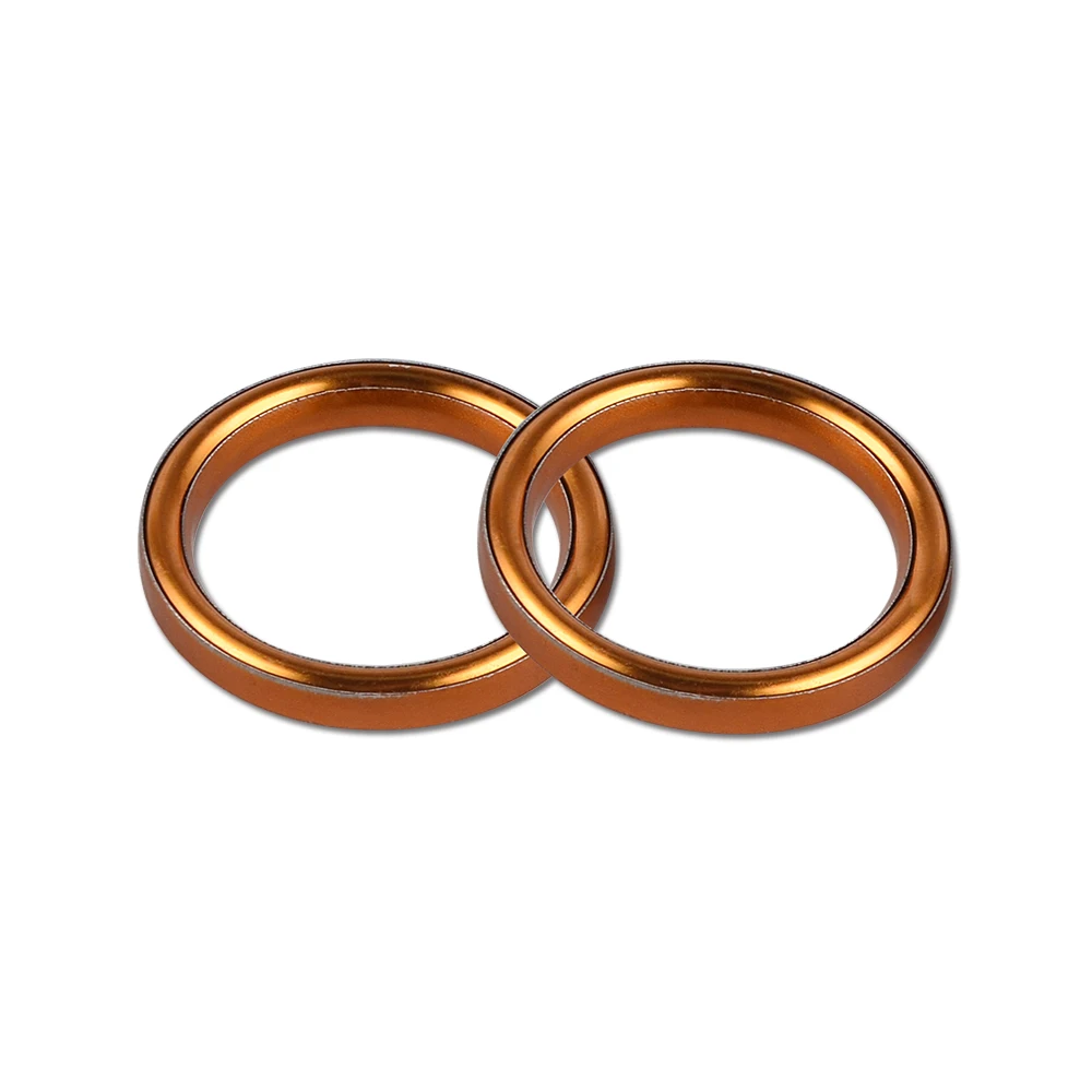 2pcs Exhaust Muffler Pipe Gasket For Honda VF750C VF750S VFR750F VFR750R VFR800 VFR800FI VF 750C 750S VFR 750R 750F 800