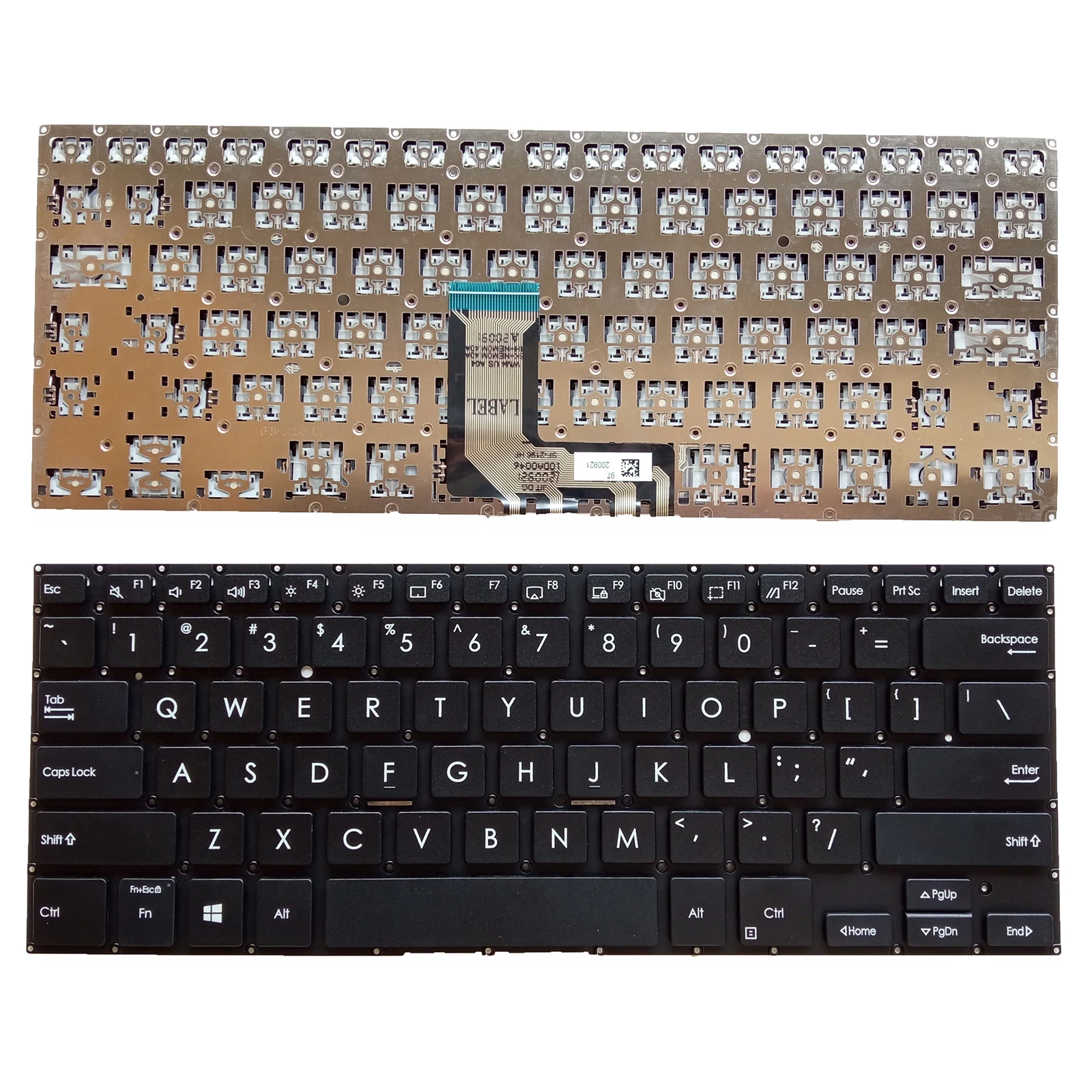 

US Keyboard for ASUS B1400 P3350C B14-B1400 Black No frame