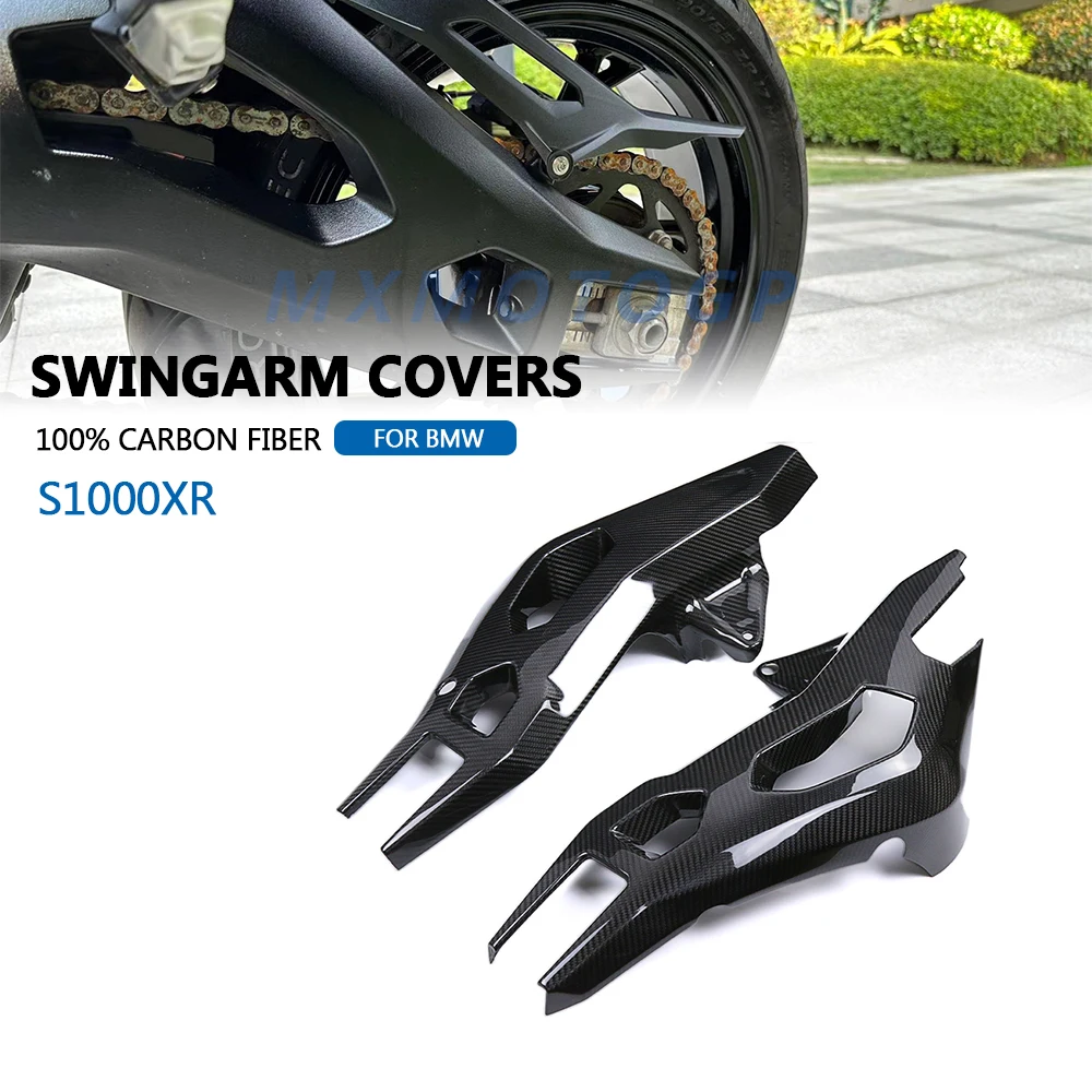 

For BMW S1000XR 2021 2022 2023 100% Carbon Fiber Swingarm Covers Fairings Motorcycle Accessories