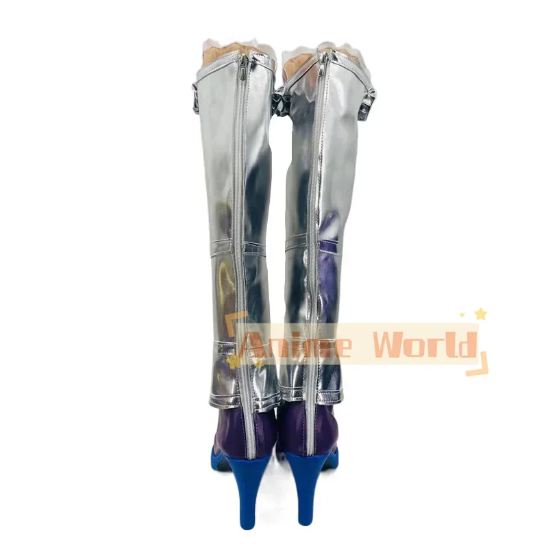 Chaussures en cuir PU pour Cosplay, bottes de Cosplay, Anime, sur mesure, Date A Live Mukuro Hoshimiya