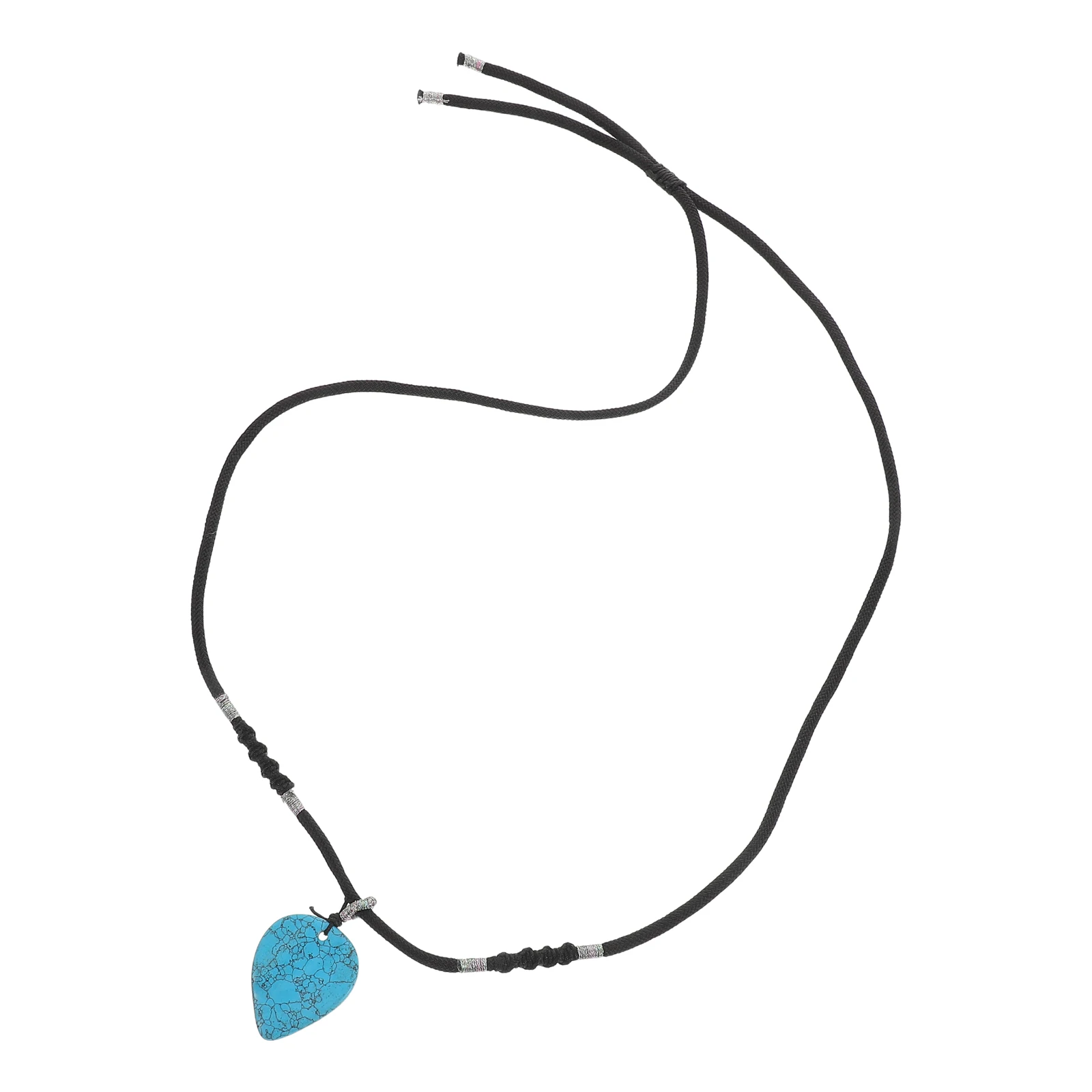 

Guitar Pick Necklace Jewelry for Men Necklaces Gem Women Charm Pendant Creative Man