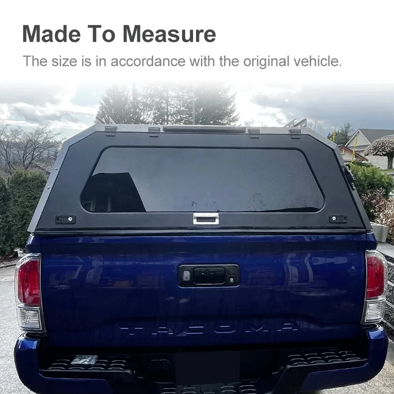 

Waterproof 4x4 Alloy/Steel Hardtop Topper 2016-2023 Tacom 5ft Pickup Truck (Canopy) High Quality Hot Selling