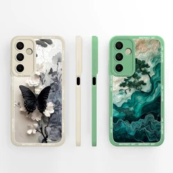 For Samsung Galaxy A16 Case Aesthetic Style Soft Liquid Silicone Phone Cover For Samsung A 16 4G 5G Full Coverage Back Bumper