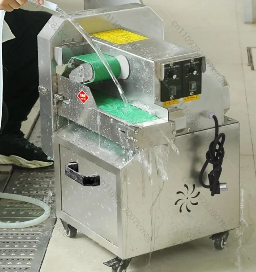 Commercial Electric Multifunctional Vegetable Cutter, Automatic Slicer for Scallion, Chives, Pepper and Sauerkraut