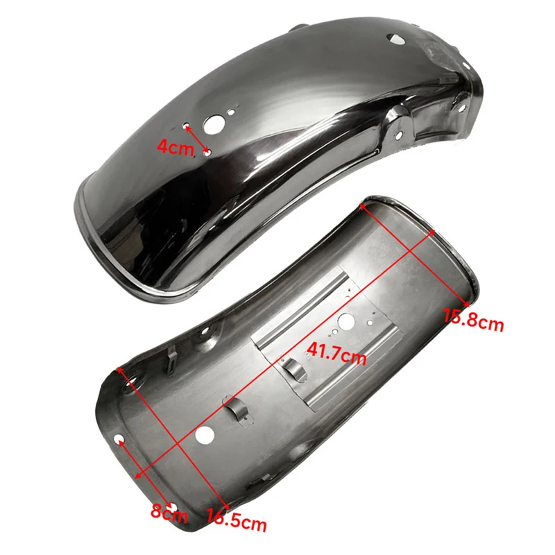 

Motorcycle Rear Mudguard For Suzuki Qingqi Haojue Jingcheng Lifan Haojin GN125/HJ125/QS125/LF125/QJ125/JC125 Metal Wheel Fender