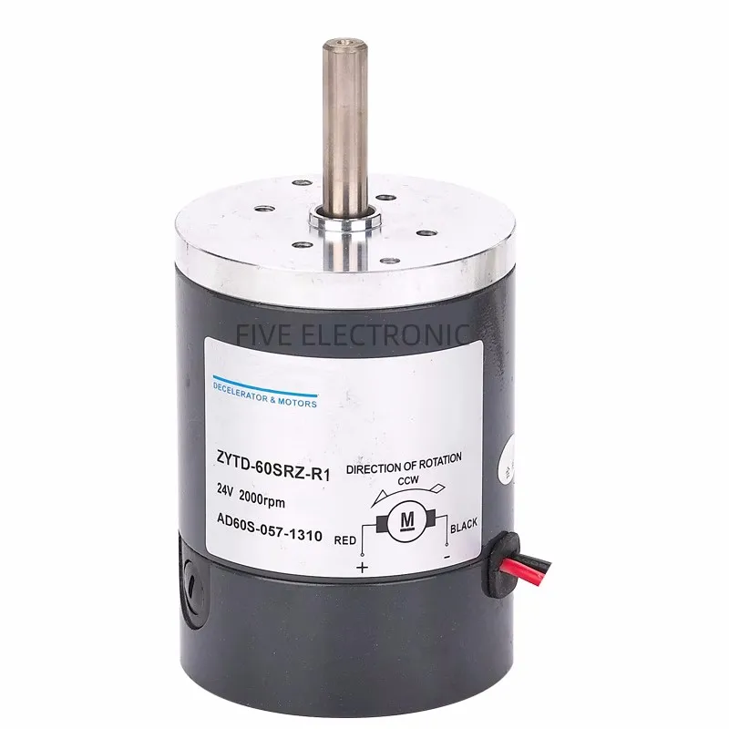 Escovado Motor de Alta Velocidade Zytd60srz-r1 Ztd-60srz-6f1 Zytd-60srz7f1 dc