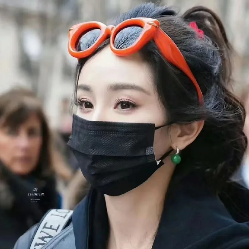 

Thick Frame Sunglasses 2024 New Trend Round Sun Shades Rice Nail Sun Glasses Concave Shape Luxury Women Sunglasses